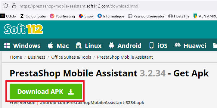 PrestaShop Mobile Assistant 2
